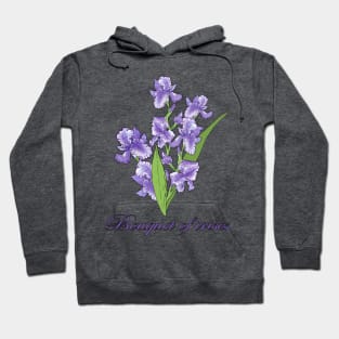 Irises-Spring flowers Hoodie